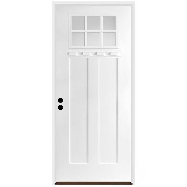 Trimlite Exterior Single Door, Right Hand/Inswing, 1.75 Thick, Fiberglass 3080RHISPSFHER3066C691615B - main